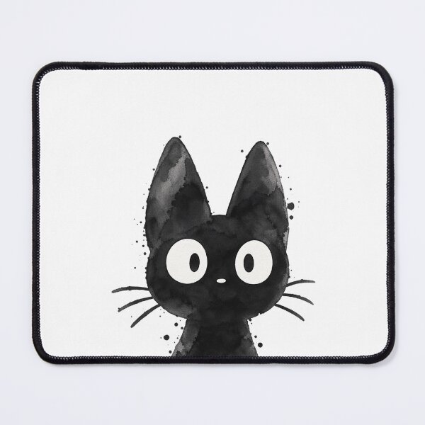 Item preview, Black cat face designed and sold by doshicoffee.