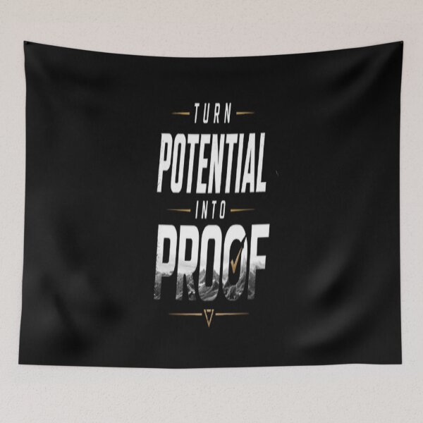 Item preview, Turn Potential Into Proof  Motivational Success Mindset Quote designed and sold by v6ziix.