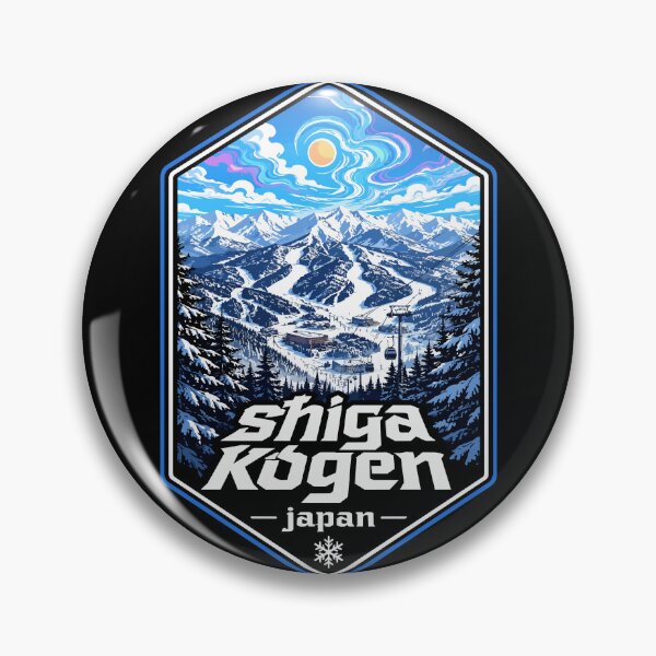 Item preview, Shiga Kogen Japan Ski Resort Travel designed and sold by TomFrontierArt.
