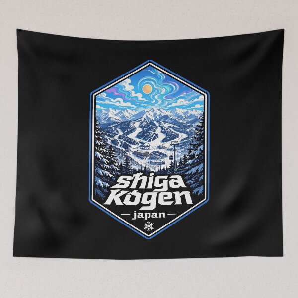 Item preview, Shiga Kogen Japan Ski Resort Travel designed and sold by TomFrontierArt.