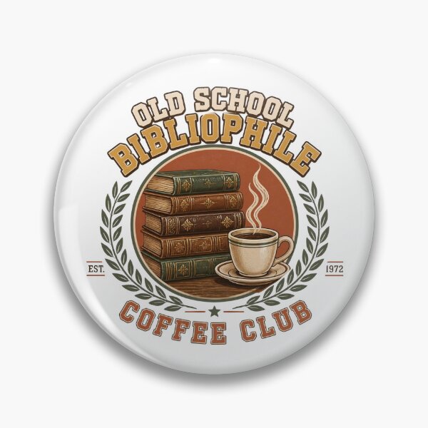 Item preview, Old School Bibliophile Coffee Club Vintage Aesthetic designed and sold by Coffread.