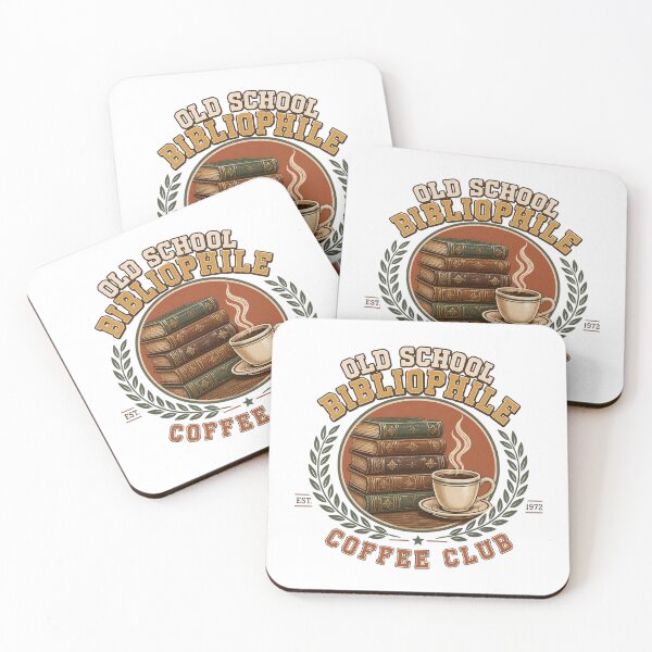 Item preview, Old School Bibliophile Coffee Club Vintage Aesthetic designed and sold by Coffread.