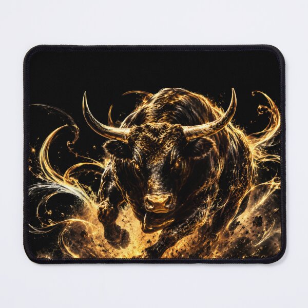 Item preview, Black & Gold Bull — Mystical Force designed and sold by TitiaDesign.