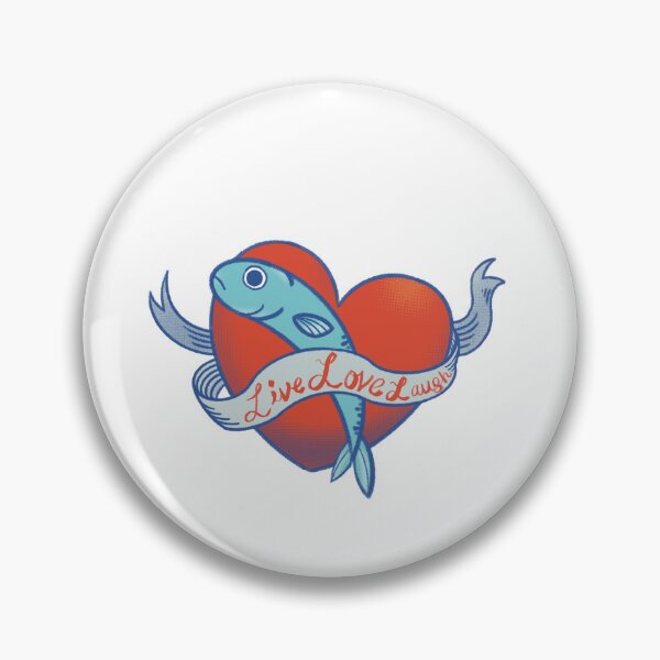 Item preview, Live Love Laugh and Sardine - Retro designed and sold by sarrc-pudding.