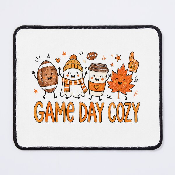 Item preview, Cozy Game Day Football - Cute Fall Football Pumpkin Spice Character designed and sold by LandFinStudio.