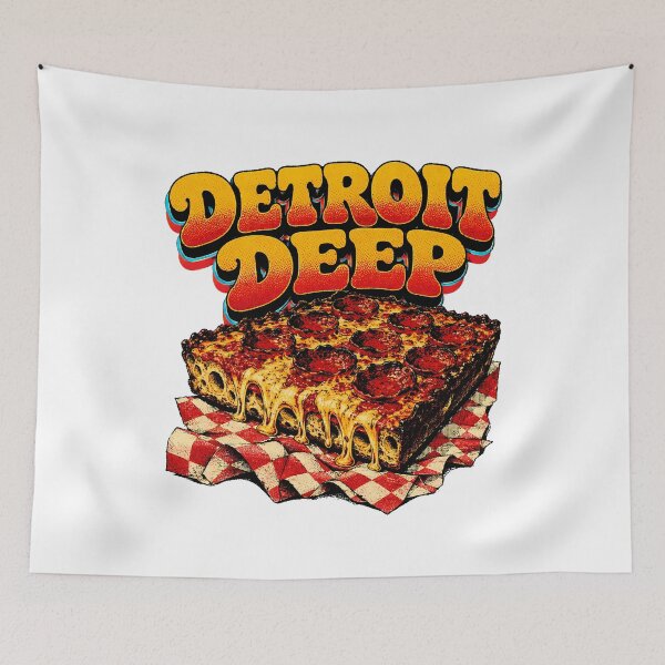 Item preview, Detroit Deep Dish Pizza Seventies Pepperoni Lover designed and sold by chattsuede.