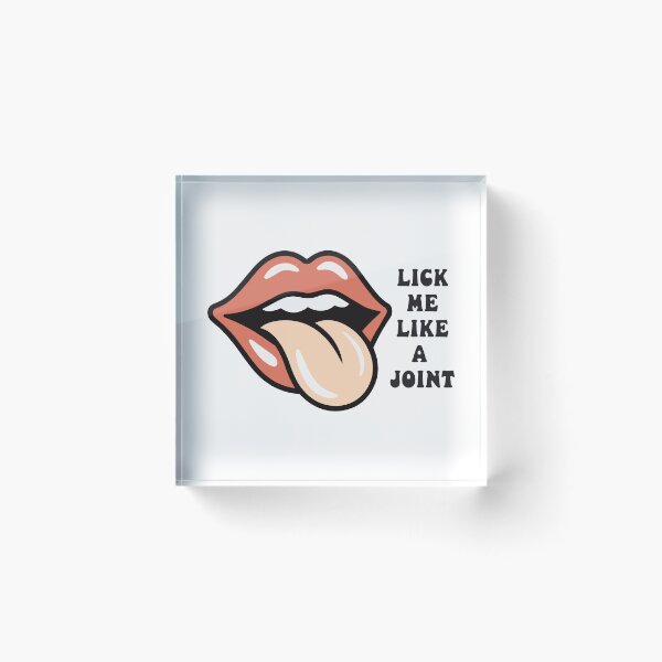 Item preview, Lick Me Like a Joint – Stoner Humor Pop art designed and sold by Cannaxes Studio.