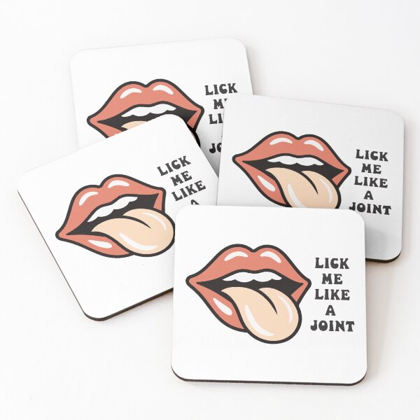 Item preview, Lick Me Like a Joint – Stoner Humor Pop art designed and sold by Cannaxes Studio.