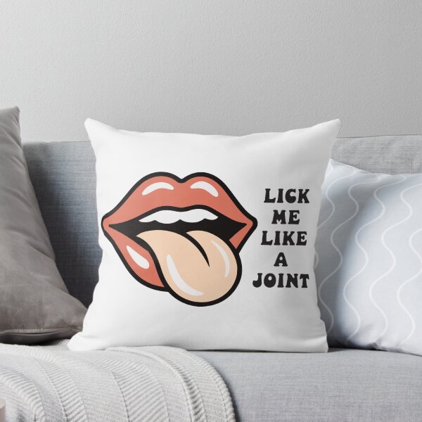 Aperçu de l'œuvre Lèche-moi comme un joint – Humour pop art de fumeur de joints créée et vendue par Cannaxes Studio.