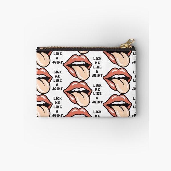 Item preview, Lick Me Like a Joint – Stoner Humor Pop art designed and sold by Cannaxes Studio.