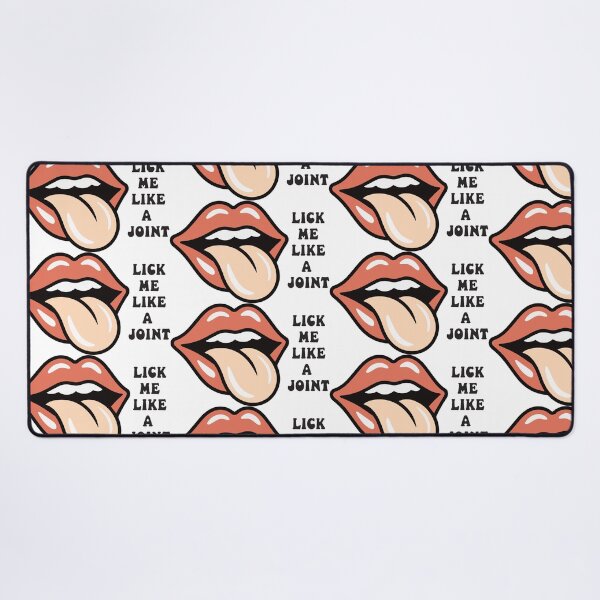 Item preview, Lick Me Like a Joint – Stoner Humor Pop art designed and sold by Cannaxes Studio.
