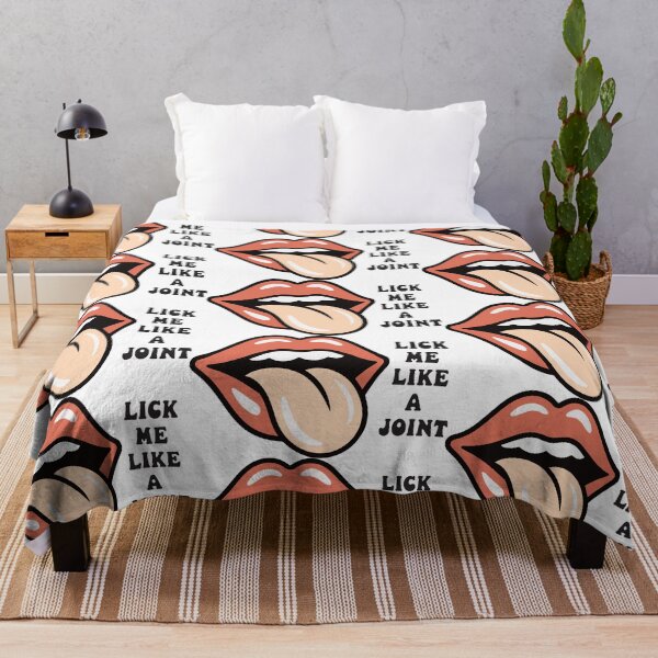 Item preview, Lick Me Like a Joint – Stoner Humor Pop art designed and sold by Cannaxes Studio.