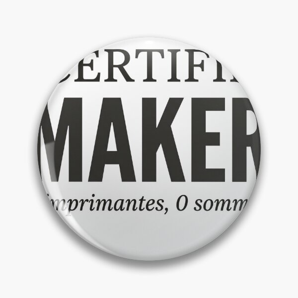 Item preview, Certified Maker 4 Printers 0 Sleep 3D Printing designed and sold by Niebieski-Labs.