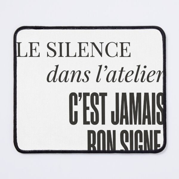 Item preview, The Silence Workshop Never a Good Sign Maker FR designed and sold by Niebieski-Labs.