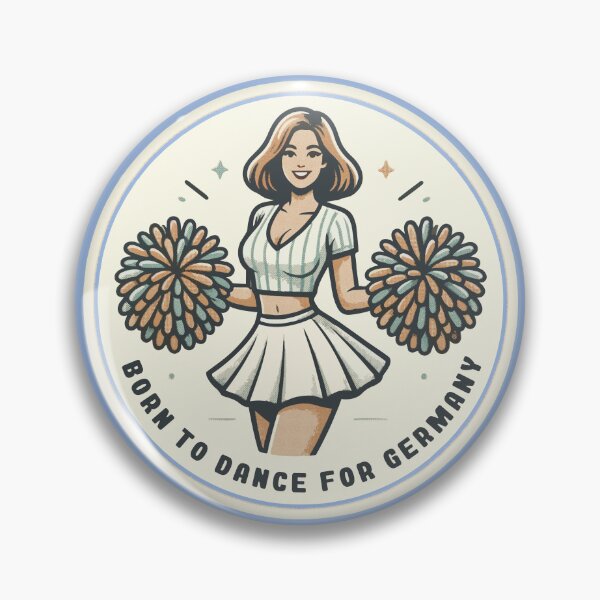 Item preview, Born To Dance For Germany - Sports Cheer Lady designed and sold by Scaryzz.