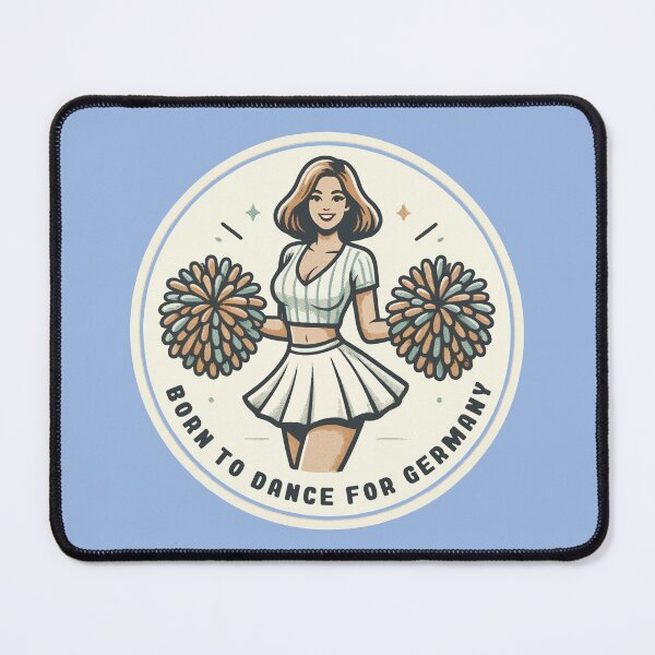 Item preview, Born To Dance For Germany - Sports Cheer Lady designed and sold by Scaryzz.