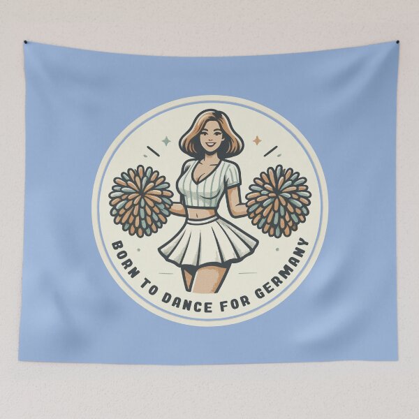 Item preview, Born To Dance For Germany - Sports Cheer Lady designed and sold by Scaryzz.