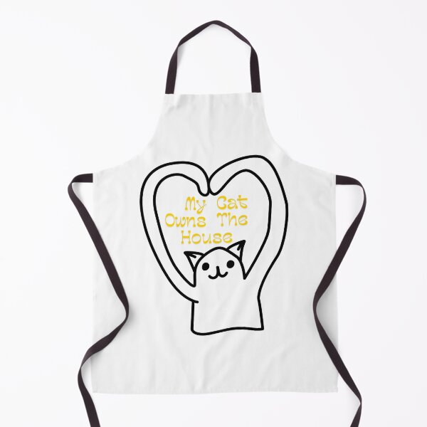 Item preview, My Cat Owns The House – Funny Cat Design designed and sold by memink.