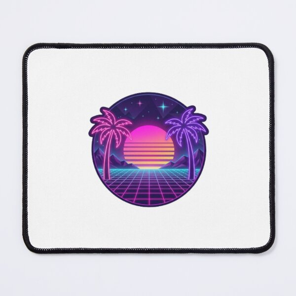 Item preview, Synthwave Sunset and Neon Palm Trees - 80s Retro Aesthetic designed and sold by Gabzerinho.