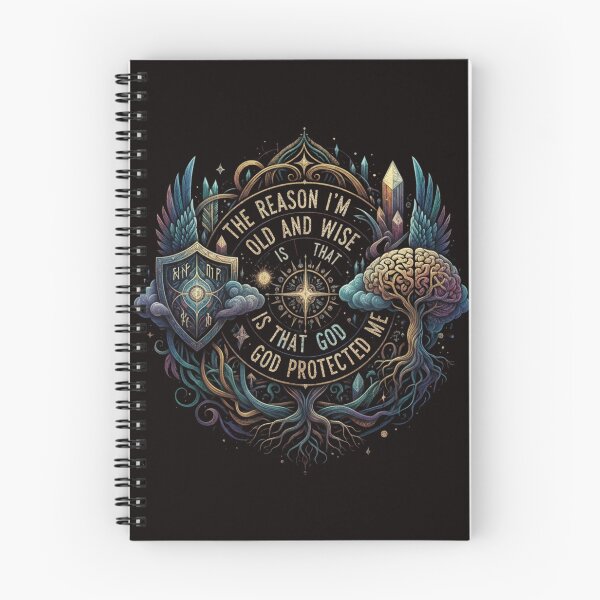 Item preview, The Reason I'm Old and Wise is that God Protected Me designed and sold by SkrabinhoArt.