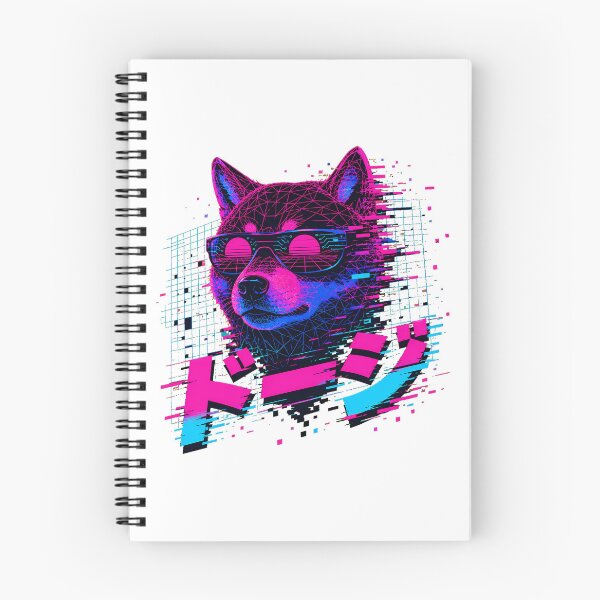 Item preview, Crypto Dog Shiba Inu Synthwave Sunglasses designed and sold by chattsuede.