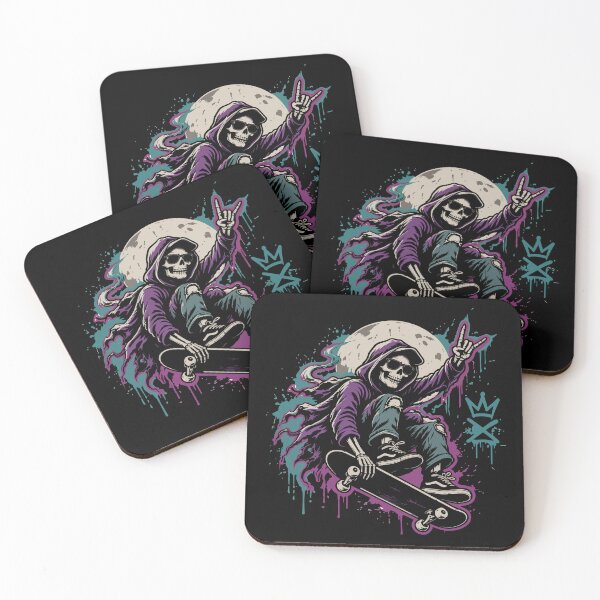 Item preview, Grim Reaper Skateboard Street Art designed and sold by BanksyNB.