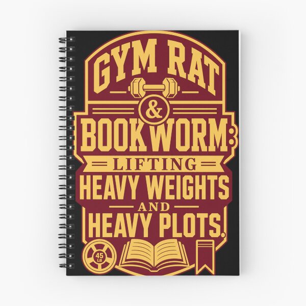 Item preview, Gym Rat And Bookworm Lifting Heavy Weights And Heavy Plots designed and sold by EpicInks24.