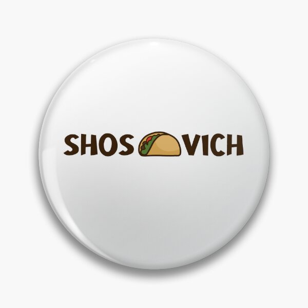 Item preview, Shos-taco-vich - Composer Puns designed and sold by hotchkiss2earth.