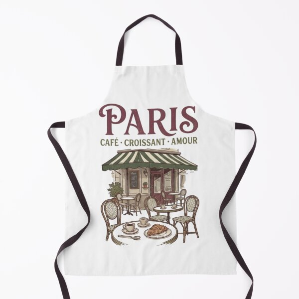 Item preview, Paris cafe croissant amour designed and sold by Miming.