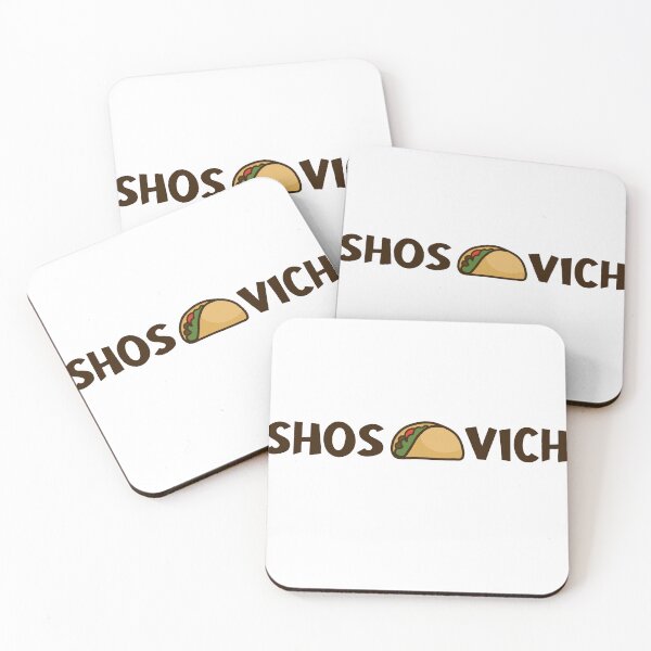 Item preview, Shos-taco-vich - Composer Puns designed and sold by hotchkiss2earth.