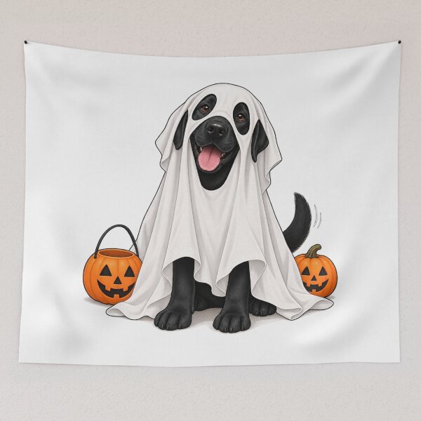 Item preview, Ghost Lab – Halloween Ghost Labrador designed and sold by Goodthingstree.