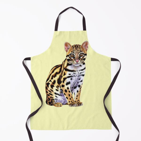 Item preview, gato-maracajá (ou jaguatirica, para alguns) bebê é adorável designed and sold by @Reikiama.