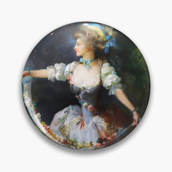 Item preview, A Girl Dancing With A Garland Of Flowers by Jean-Frédéric Schall designed and sold by The Breathing Paint.