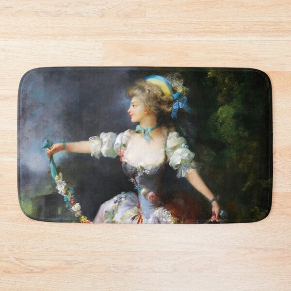 Item preview, A Girl Dancing With A Garland Of Flowers by Jean-Frédéric Schall designed and sold by The Breathing Paint.