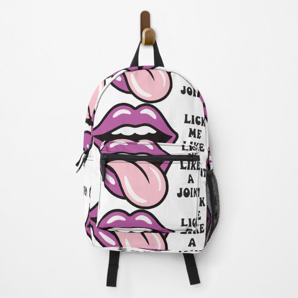Item preview, Lick Me Like A Joint - Funny Stoner Pop Art Lips designed and sold by Cannaxes Studio.