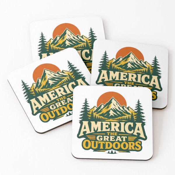Item preview, American Great Outdoors Adventure Camping Badge designed and sold by chattsuede.