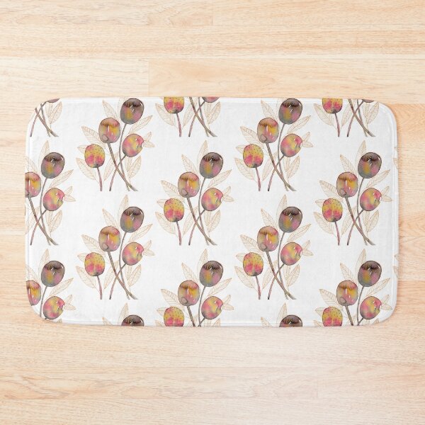 Item preview, Pastel Botanical Fruit Branch: Watercolour Line Art designed and sold by ArithraStudio.