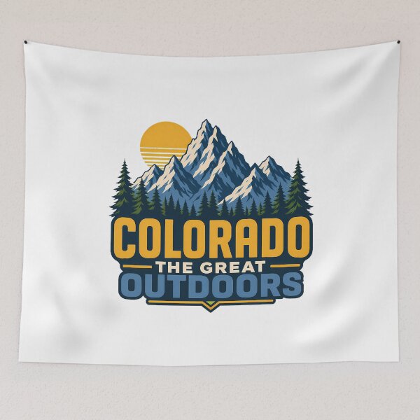 Item preview, Colorado Great Outdoors Mountain Hiking Badge designed and sold by chattsuede.
