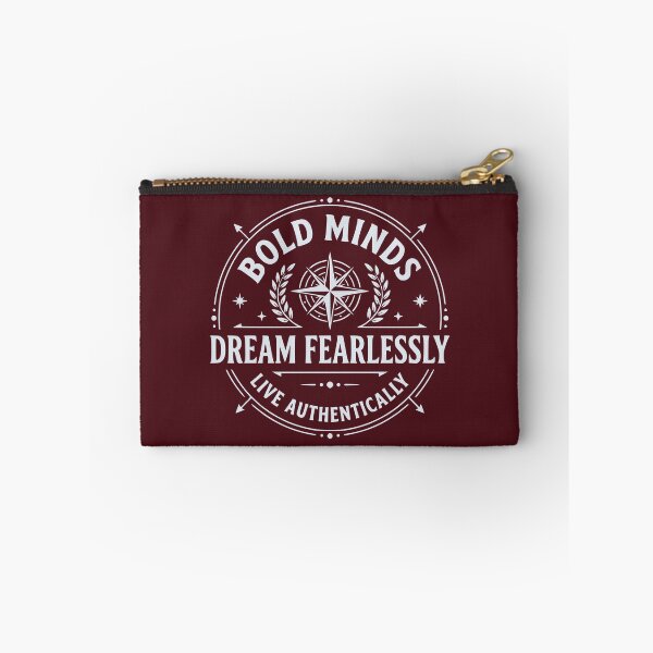 Item preview, Bold Minds Dream Fearlessly - Stoic Compass Emblem  (Ice Silver) designed and sold by RetroNeon.
