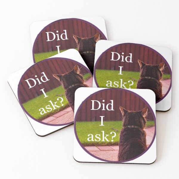 Item preview, Salty cat “did I ask” photo edit designed and sold by QueenOfCorn.