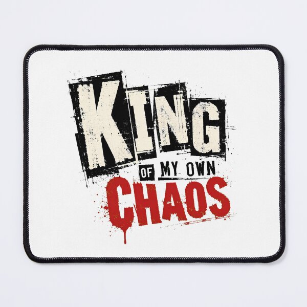Item preview, King Of My Own Chaos Grunge Punk Typography designed and sold by chattsuede.