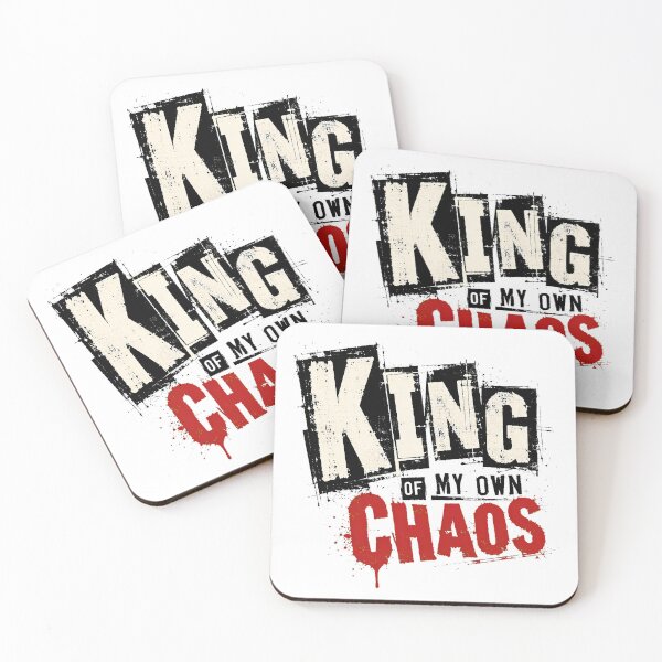 Item preview, King Of My Own Chaos Grunge Punk Typography designed and sold by chattsuede.