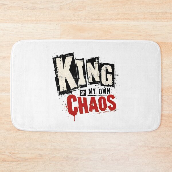 Item preview, King Of My Own Chaos Grunge Punk Typography designed and sold by chattsuede.