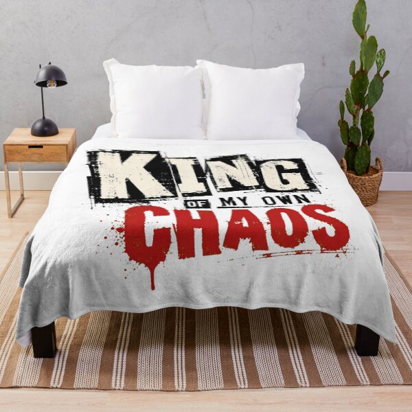 Item preview, King Of My Own Chaos Grunge Punk Typography designed and sold by chattsuede.