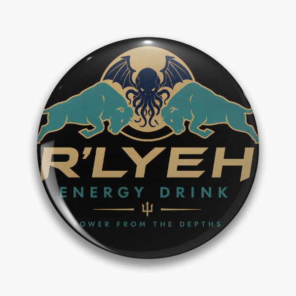 Item preview, R'lyeh Energy Drink Vintage Logo | Lovecraft Cosmic Horror | Fictional Energy Brand designed and sold by Extravanganzza.