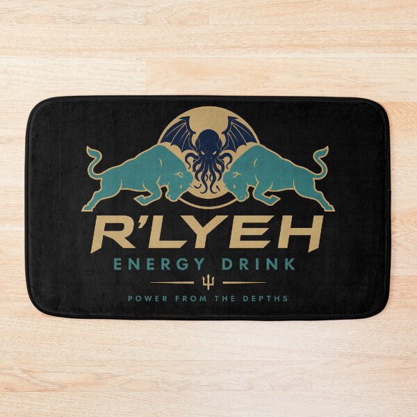 Item preview, R'lyeh Energy Drink Vintage Logo | Lovecraft Cosmic Horror | Fictional Energy Brand designed and sold by Extravanganzza.