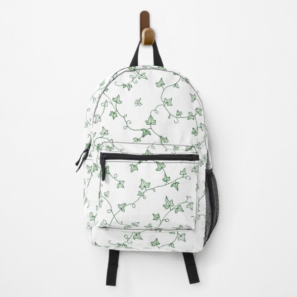 Item preview, Minimal Green Climbing Ivy Vine Pattern on White designed and sold by Nontanut easydesign.