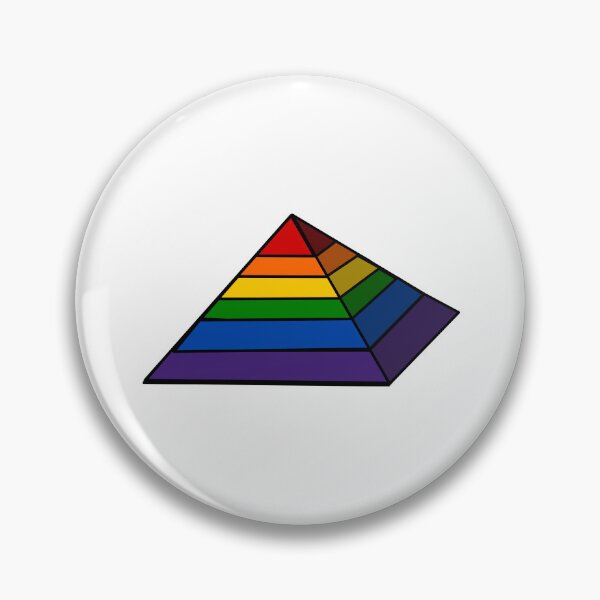 Item preview, Pyramid Rainbow Pride Flag designed and sold by HarveyHandcraftsandDesigns.