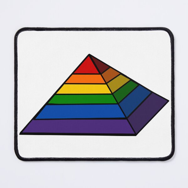 Item preview, Pyramid Rainbow Pride Flag designed and sold by HarveyHandcraftsandDesigns.