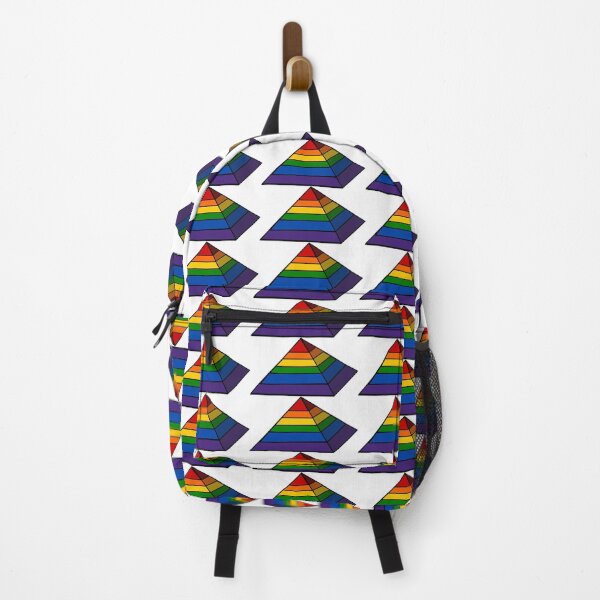 Item preview, Pyramid Rainbow Pride Flag designed and sold by HarveyHandcraftsandDesigns.